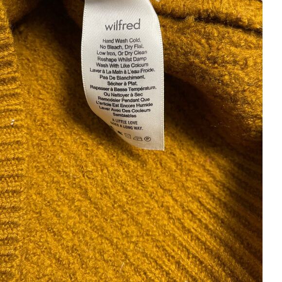 Aritzia Wilfred Serment 100% Merino Wool Cropped Sweater Size XS - Picture 9 of 11